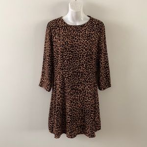 Dynamite Leopard Print Dress